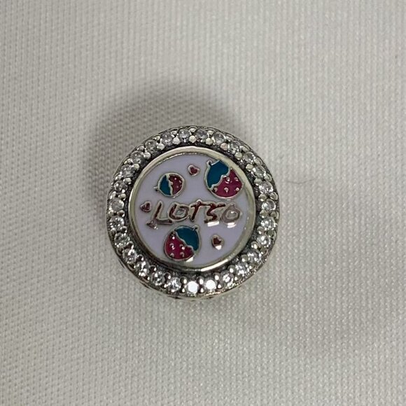 Pandora Disneyland Strawberry Bear Charm Pendant, S925 Silver Jewelry - Picture 2 of 4